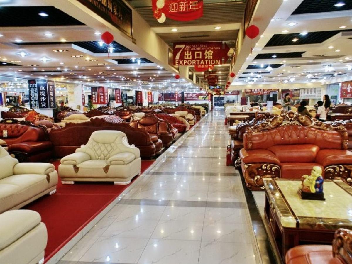 Мебельный центр в Китае